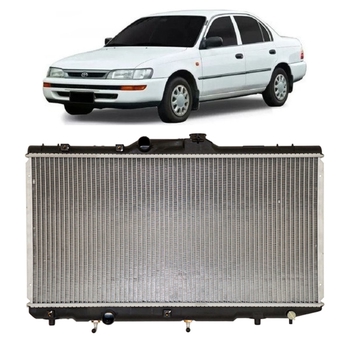 RADIADOR TOYOTA COROLLA 1993 a 2003 1.6 1.8 COM E SEM AR DENSO