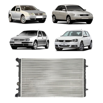 RADIADOR AUDI A3 1998 A 2006 VOLKSWAGEN BORA GOLF 1999 A 2013 1.6 1.8 2.0 MK4 MK4.5 NOTUS