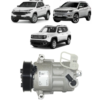 COMPRESSOR FIAT JEEP COMPASS RENEGADE TORO 2015 a 2019 1.8 2.0 MAHLE