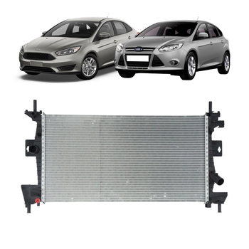 RADIADOR FORD FOCUS 2013 a 2019 1.6 2.0 COM AR DENSO