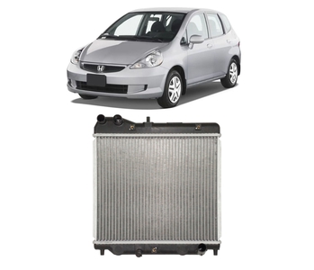 RADIADOR HONDA FIT 2003 a 2008 1.4 1.5 COM AR DENSO