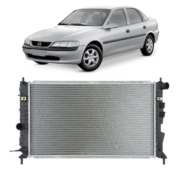 RADIADOR PARA VECTRA 2.0 2.2 MANUAL COM AR 1997 A 2005 DENSO