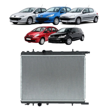 RADIADOR PEUGEOT 207 206 307 1.4 1.6 XSARA PICASSO C4 1.6