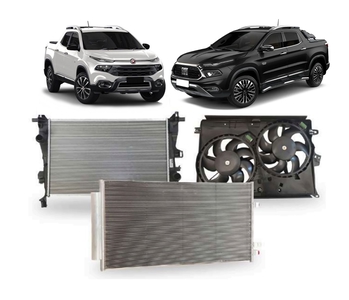 KIT RADIADOR CONDENSADOR GMV FIAT TORO JEEP RENEGADE 2.0 DIESEL 2015 A 2025 DENSO