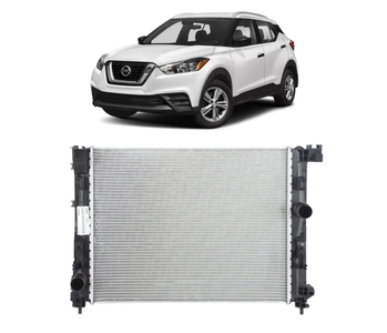 RADIADOR NISSAN KICKS 2016 a 2019 1.6 COM AR MAHLE