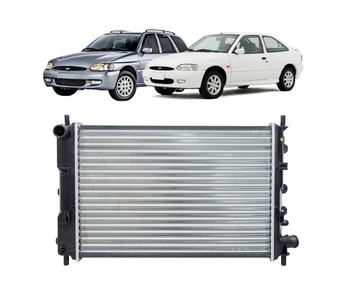 RADIADOR PARA ESCORT COM AR 1.6 1.8 1997 1998 A 2002 VALEO