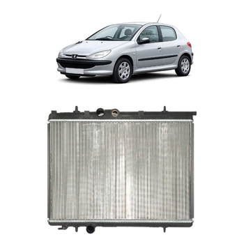 RADIADOR PEUGEOT 206 IMPORTADO COM ENTRADA CEBOLAO 1999/2001