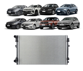 RADIADOR PRINCIPAL VW POLO VIRTUS T-CROSS NIVUS 1.0 1.4 TSI REACH RADIADORES