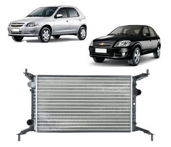 RADIADOR PARA CHEVROLET CELTA 2007 A 2015 PRISMA 2007 A 2012 SEM AR MAHLE