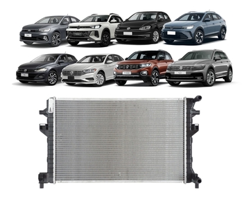 RADIADOR AUXILIAR VW POLO VIRTUS T-CROSS NIVUS 1.0 1.4 TSI VALEO