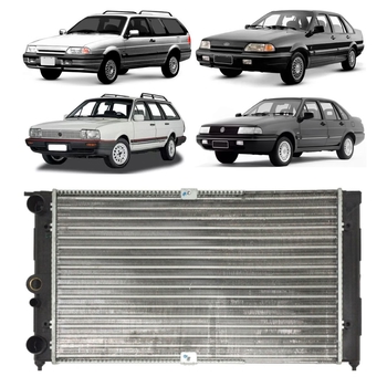 RADIADOR FORD VOLKSWAGEN QUANTUM ROYALE SANTANA VERSAILLES 1995 a 1995 1.8 2.0 SEM AR VALEO