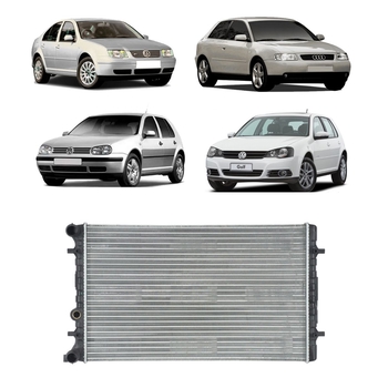 RADIADOR A3 1998 A 2006 GOLF BORA 1999 A 2013 VISCONDE